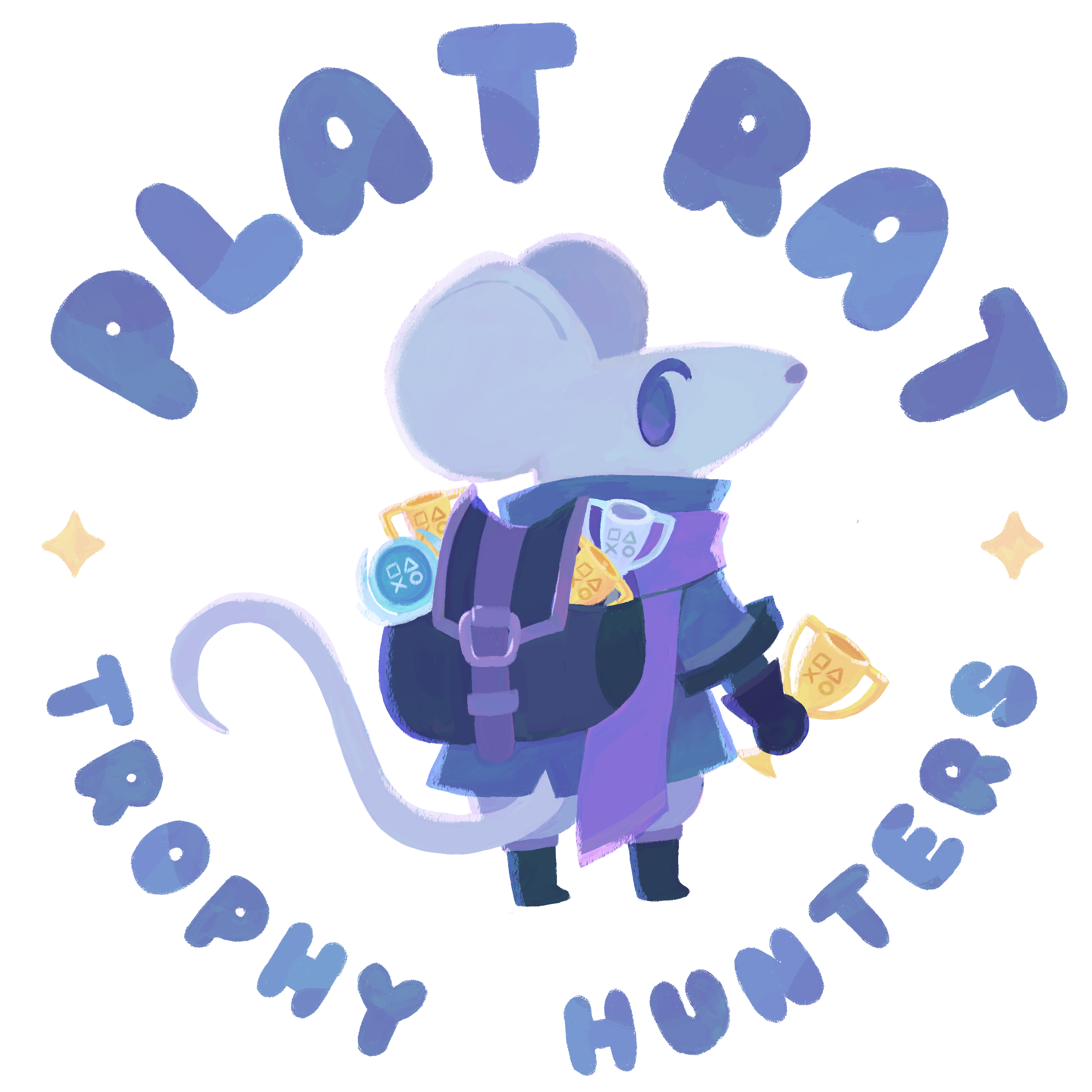 Plat Rat Trophy Hunters Circle Logo
