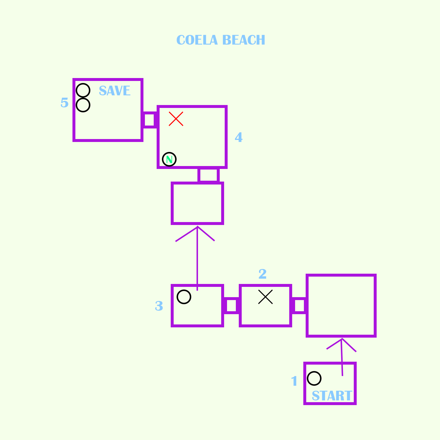 digimon all-star rumble trophy guide: coela beach map