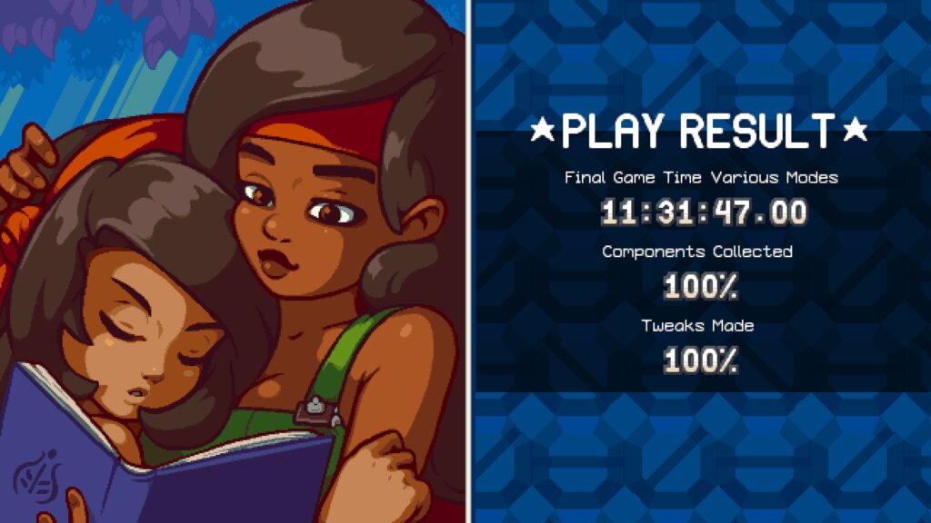 games without platinum trophies: iconoclasts screenshot