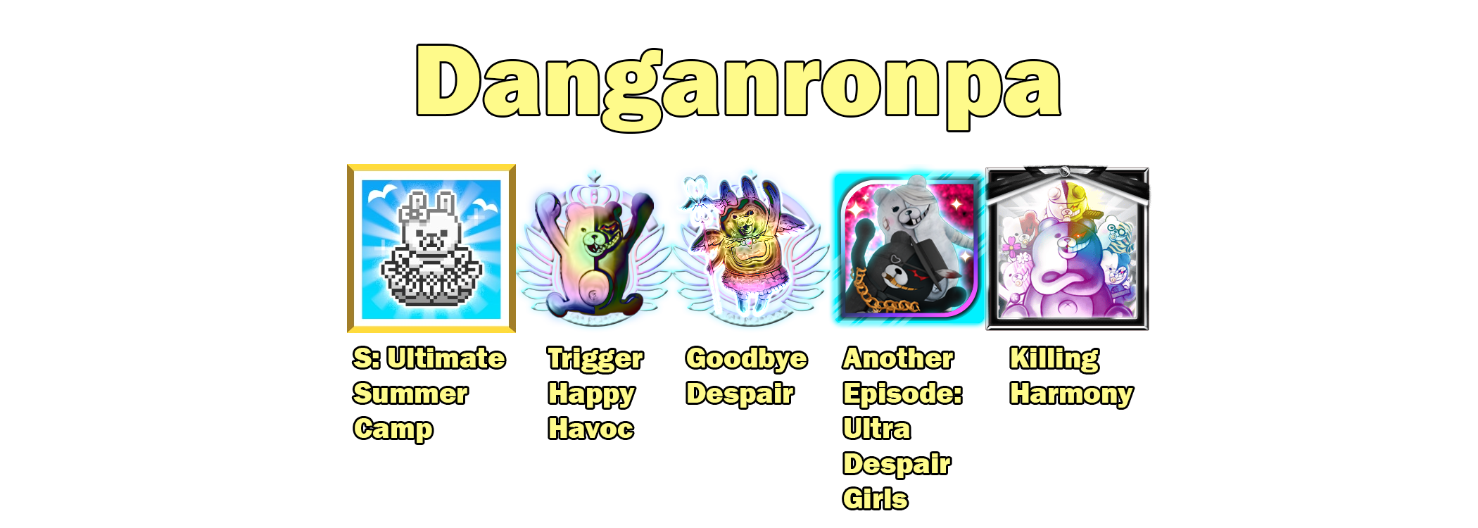 series that trophy hunters should respect: danganronpa tile