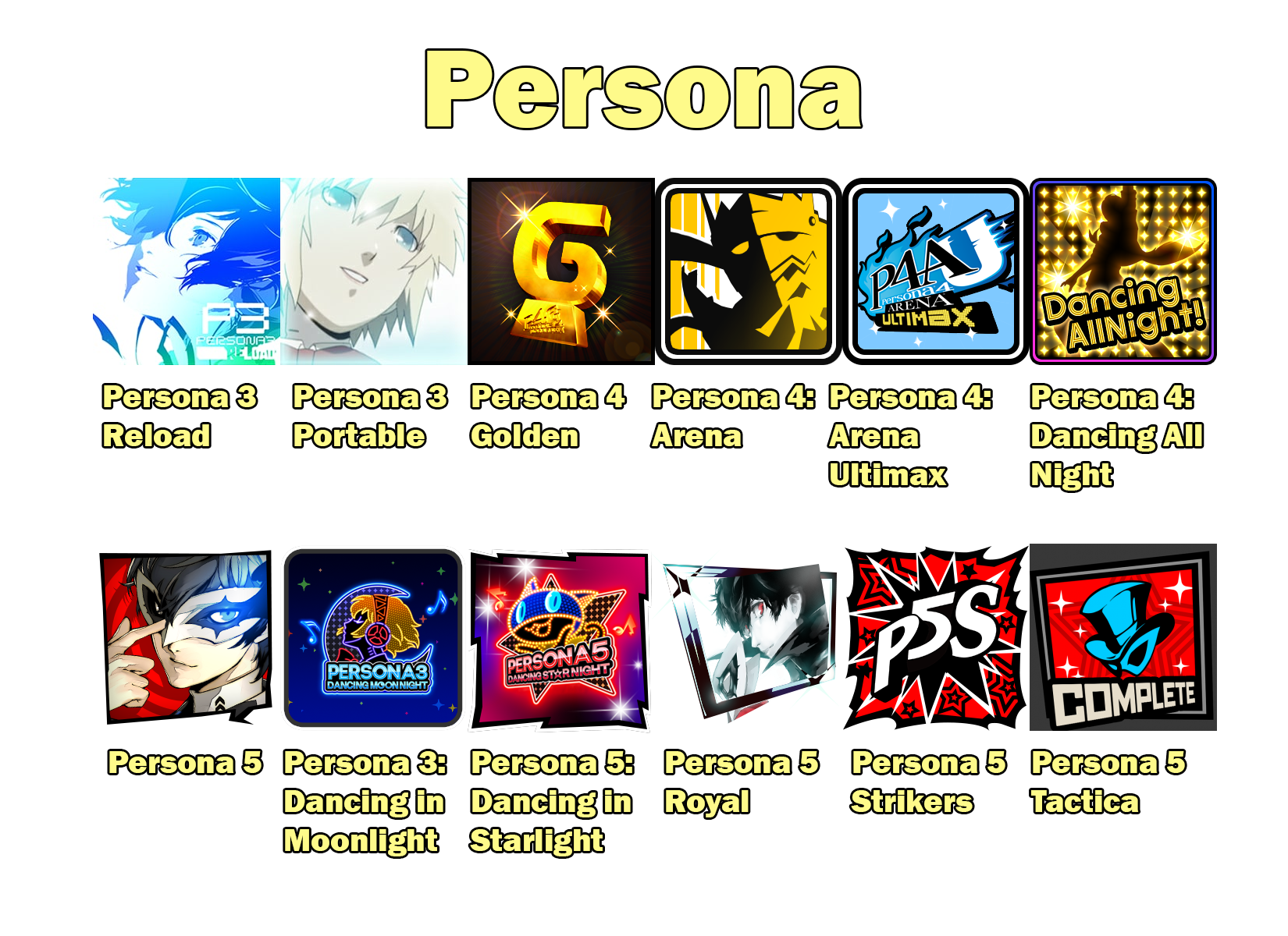 series that trophy hunters should respect: persona tile