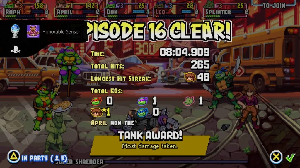 9 Painful Platinum Trophies We Never Want to Unlock Again 8 painful platinum trophies: teenage mutant ninja turtles shredder's revenge