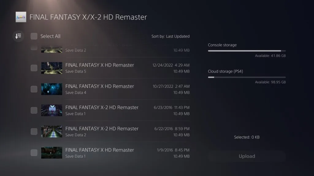 How to Save Your Game Like a Pro 6 How to Save Your Game: Final Fantasy X Save Files