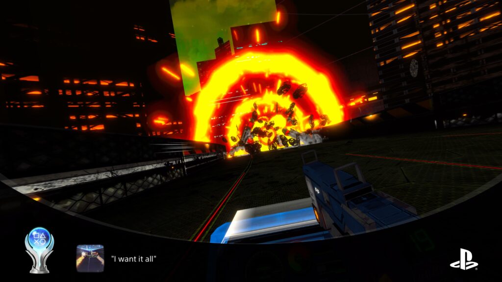 Trophy Hunting on the PlayStation VR2 is Insane 1 trophy hunting on the PlayStation VR2: runner screenshot