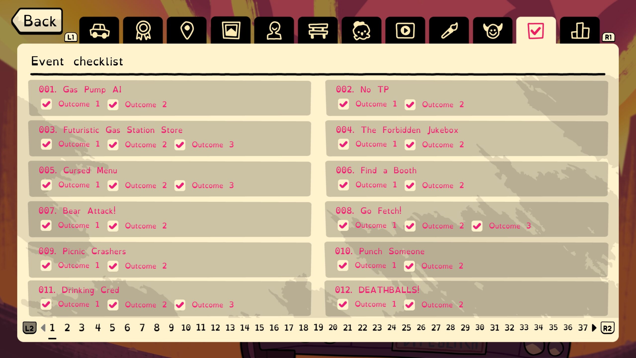 Monster Roadtrip: XXL Trophy Guide 4 Events Checklist scaled