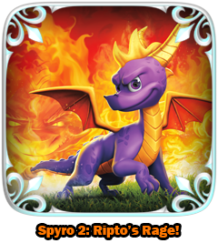 rainbow platinum trophy challenge: spyro 2 ripto's rage