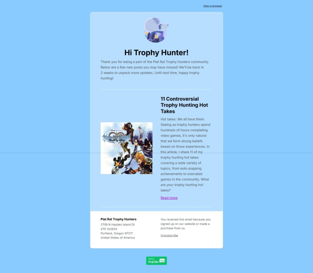 July 27, 2025 Newsletter 1 7 27 2025
