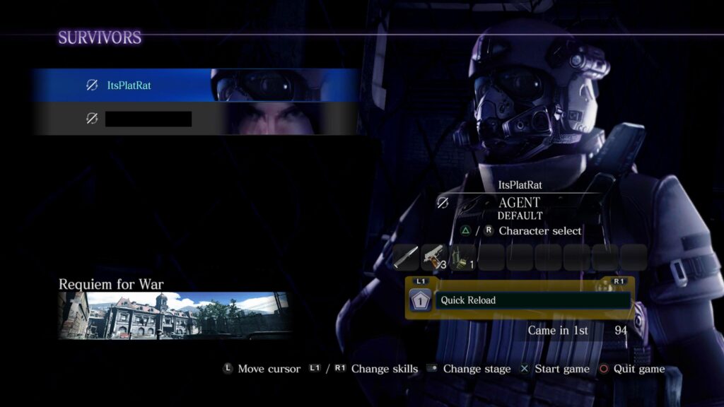 resident evil 6 trophies: survivors dlc