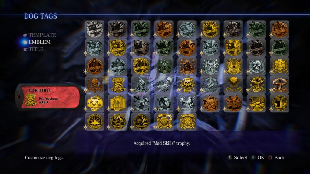 resident evil 6 dog tags