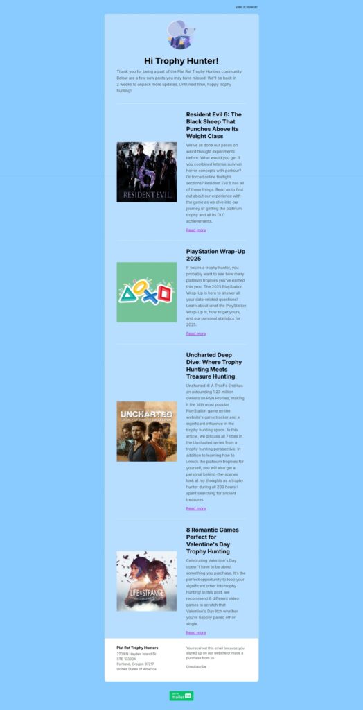 February 15, 2026 Newsletter 1 2 15 2026