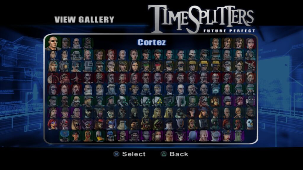 TimeSplitters: The (Not So) Future Perfect Trophy Hunt 9 TimeSplitters: Future Perfect: characters