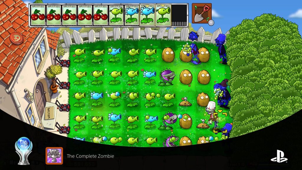Plants vs. Zombies: Replanted: platinum trophy image